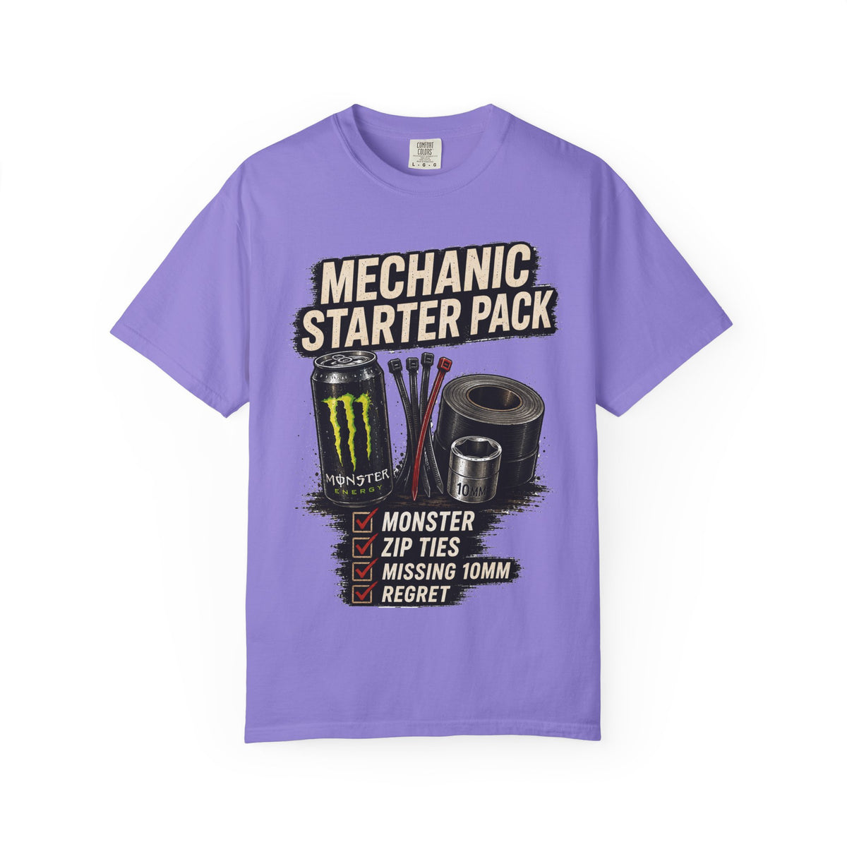 Mechanic Starter Pack T-Shirt — 'Mechanic Starter Pack' Graphic Tee