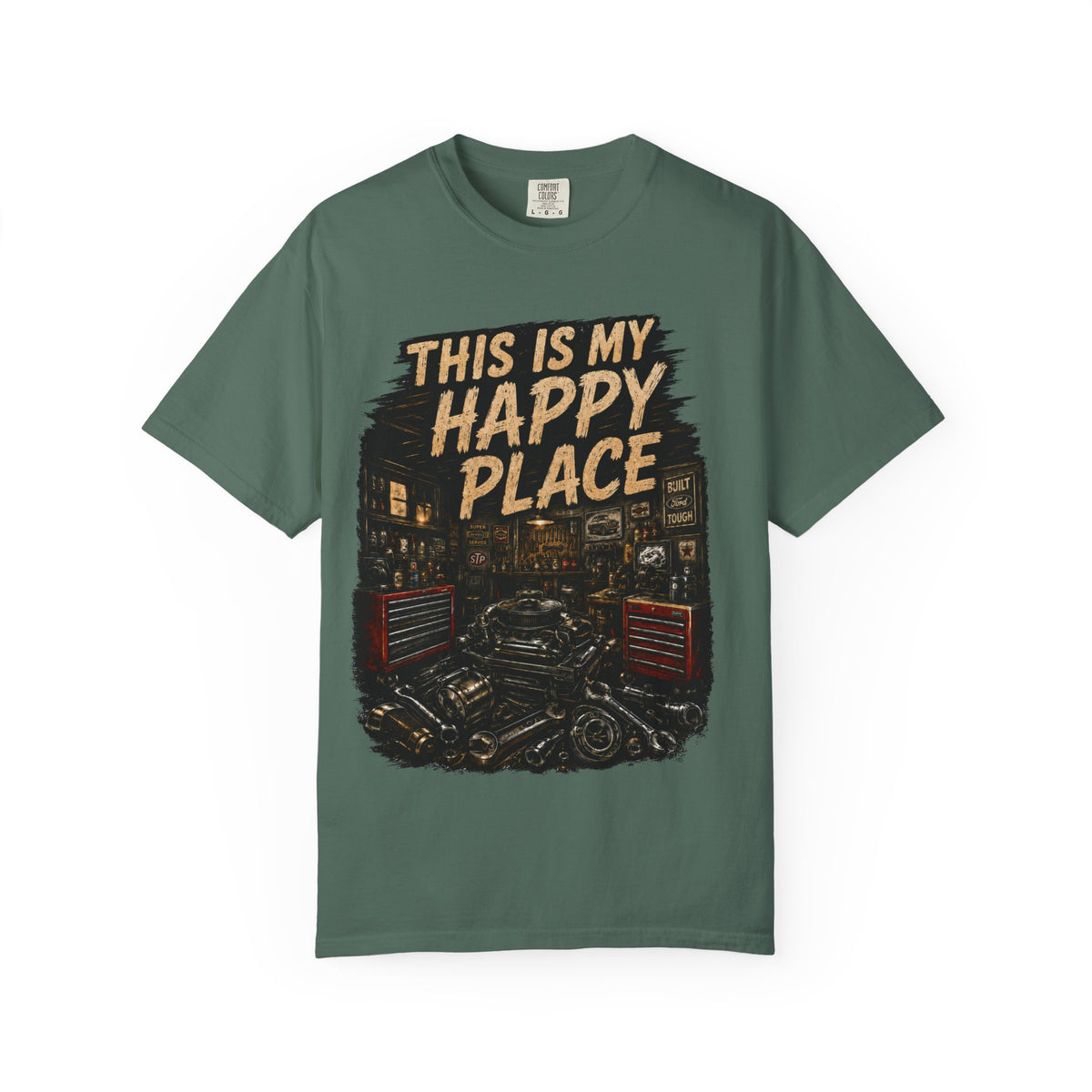 This Is My Happy Place Garage T-Shirt #11