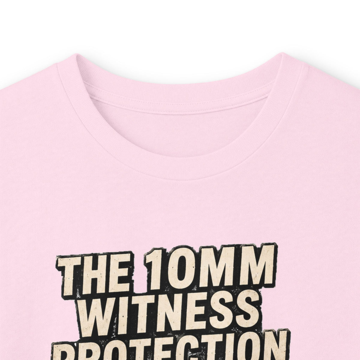 Long Sleeve Tee — “10mm Witness Protection Program” Wanted Poster Design