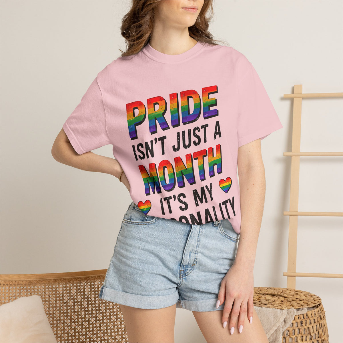 Pride Isn’t Just a Month Tee — Rainbow LGBTQ+ Pride T-Shirt