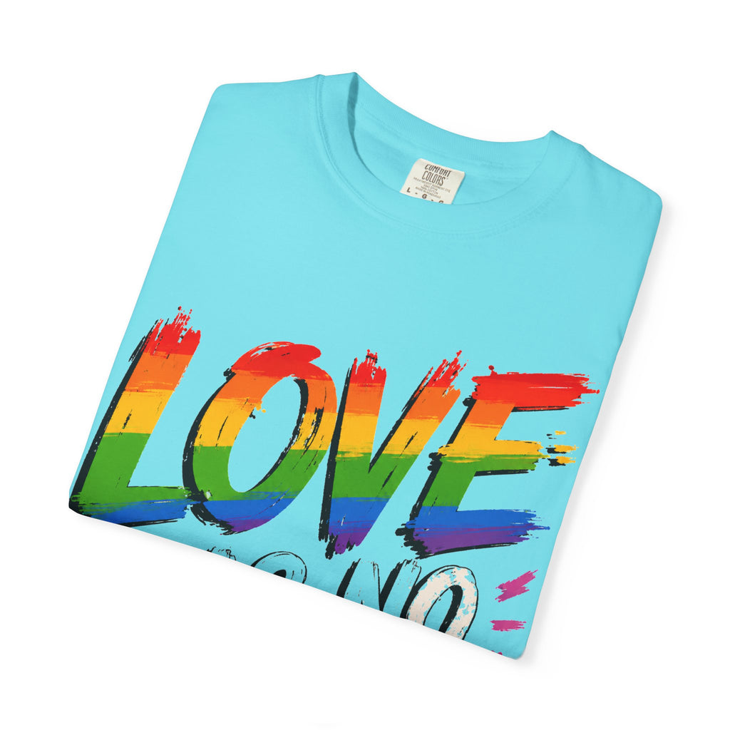 T-Shirt — "Love Has No Gender" Rainbow Pride Graphic Tee