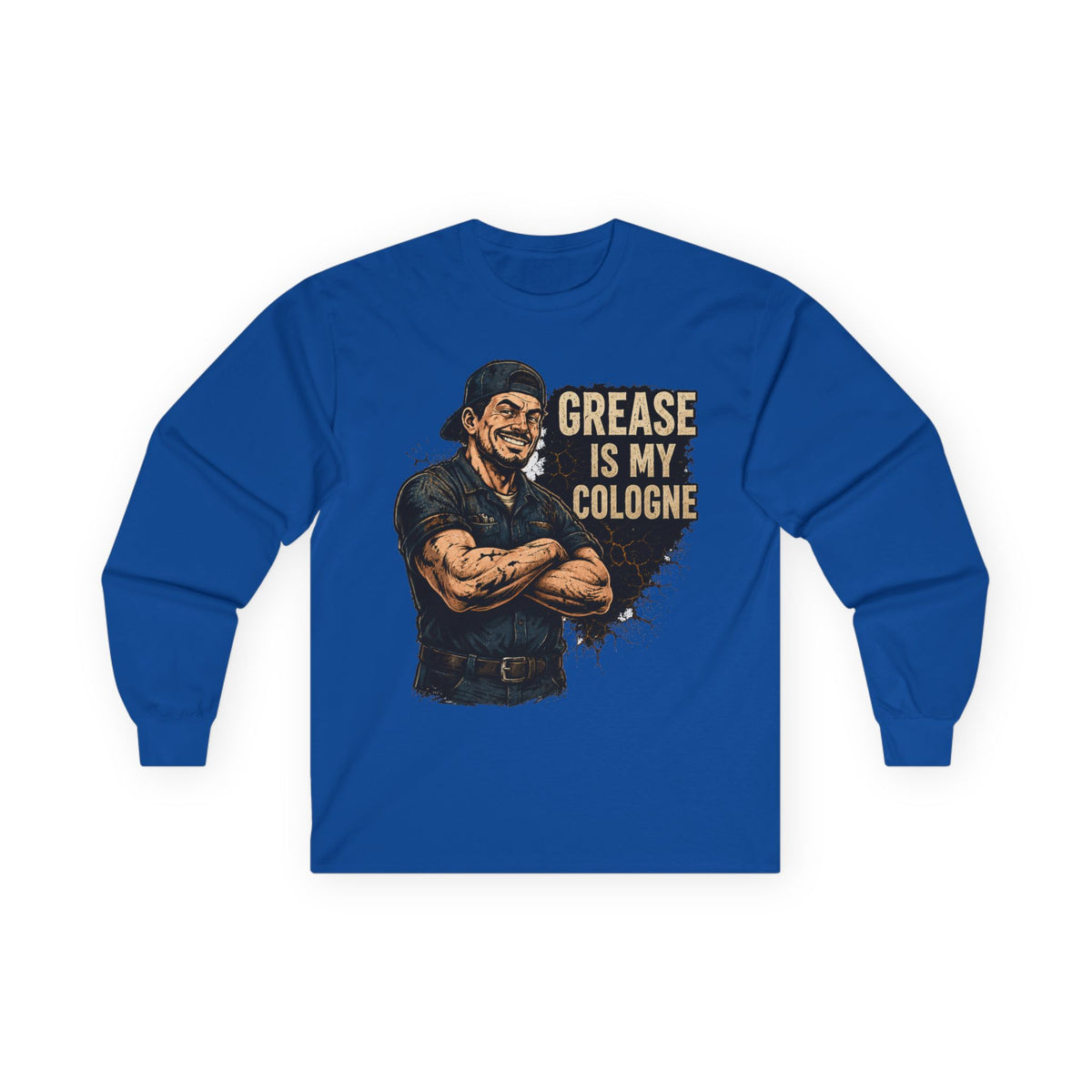Grease Is My Cologne Long Sleeve Tee