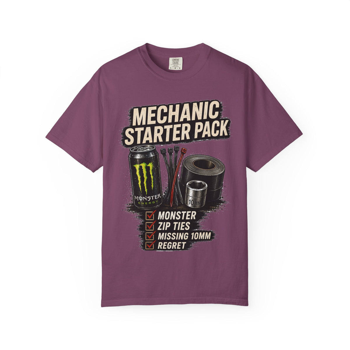 Mechanic Starter Pack T-Shirt — 'Mechanic Starter Pack' Graphic Tee