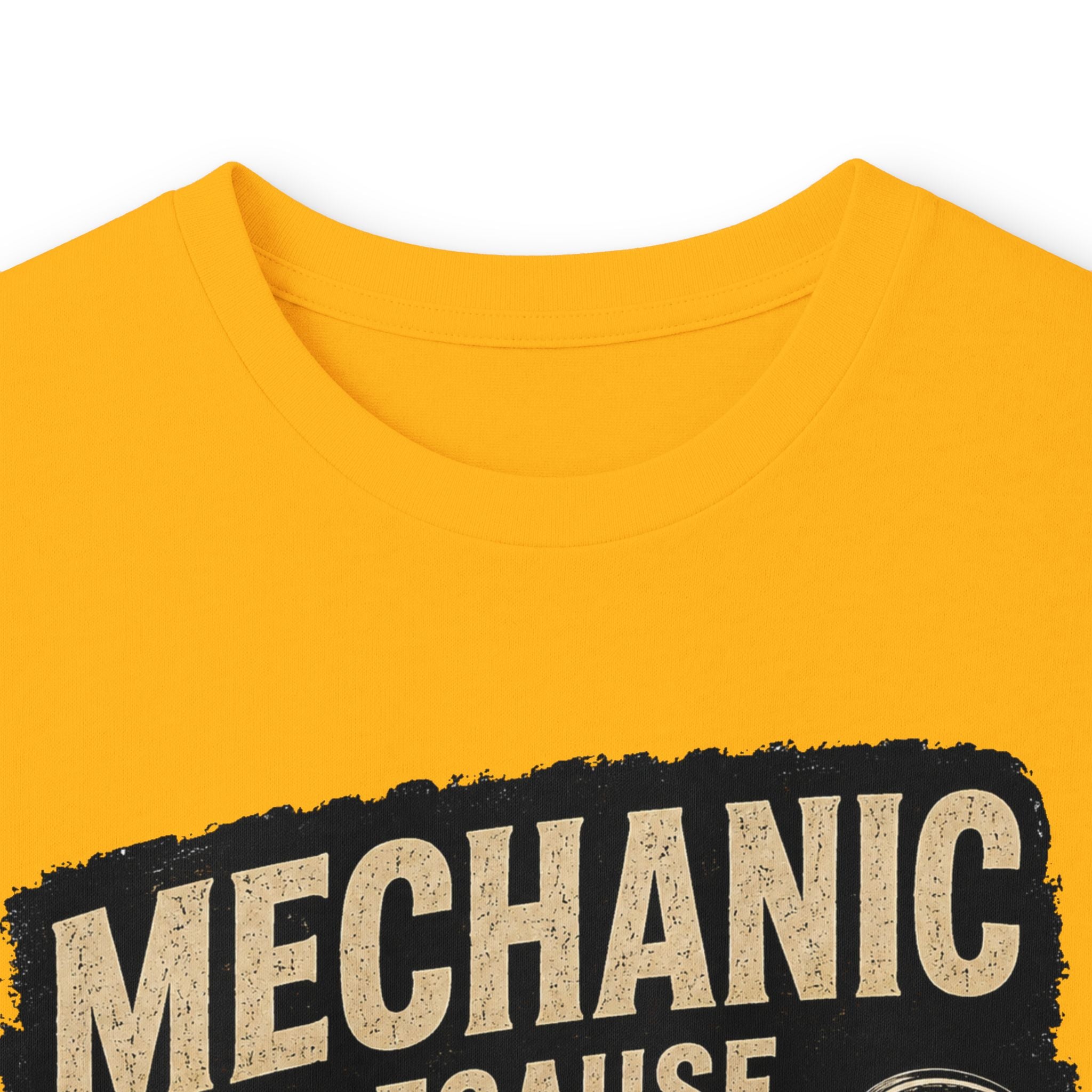 Mechanic Badass Long Sleeve Tee — 'Mechanic Because Badass Miracle Worker' Workshirt