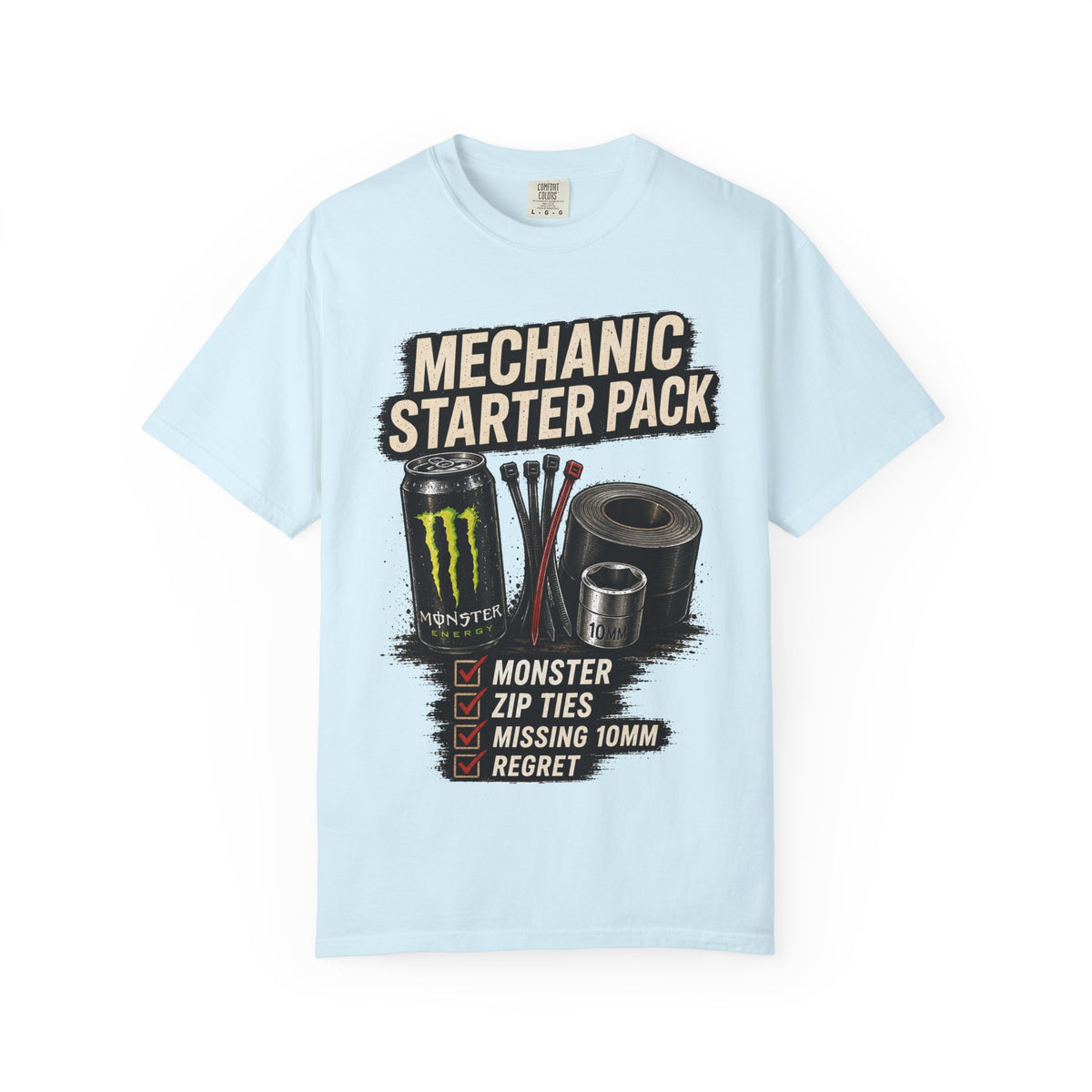 Mechanic Starter Pack T-Shirt — 'Mechanic Starter Pack' Graphic Tee