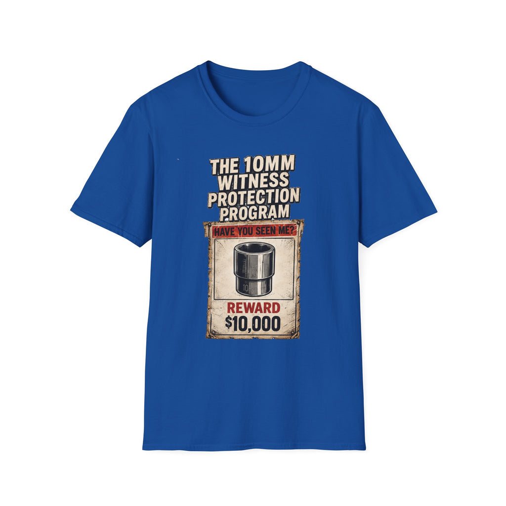 “The 10mm Witness Protection Program” Funny Graphic Tee-