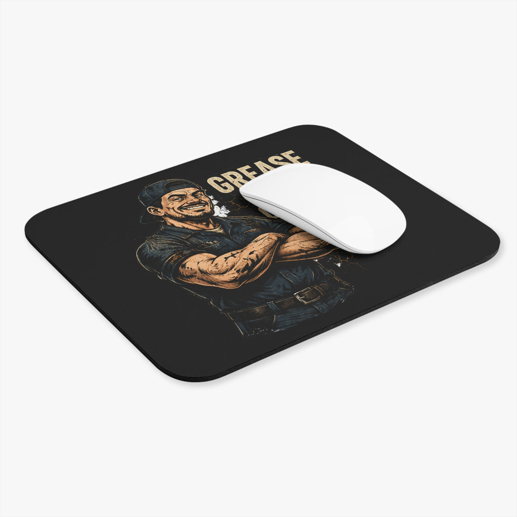 Mechanic Mouse Pad – "Grease Is My Cologne" Desk Mat for Car Lovers & Garage Pros