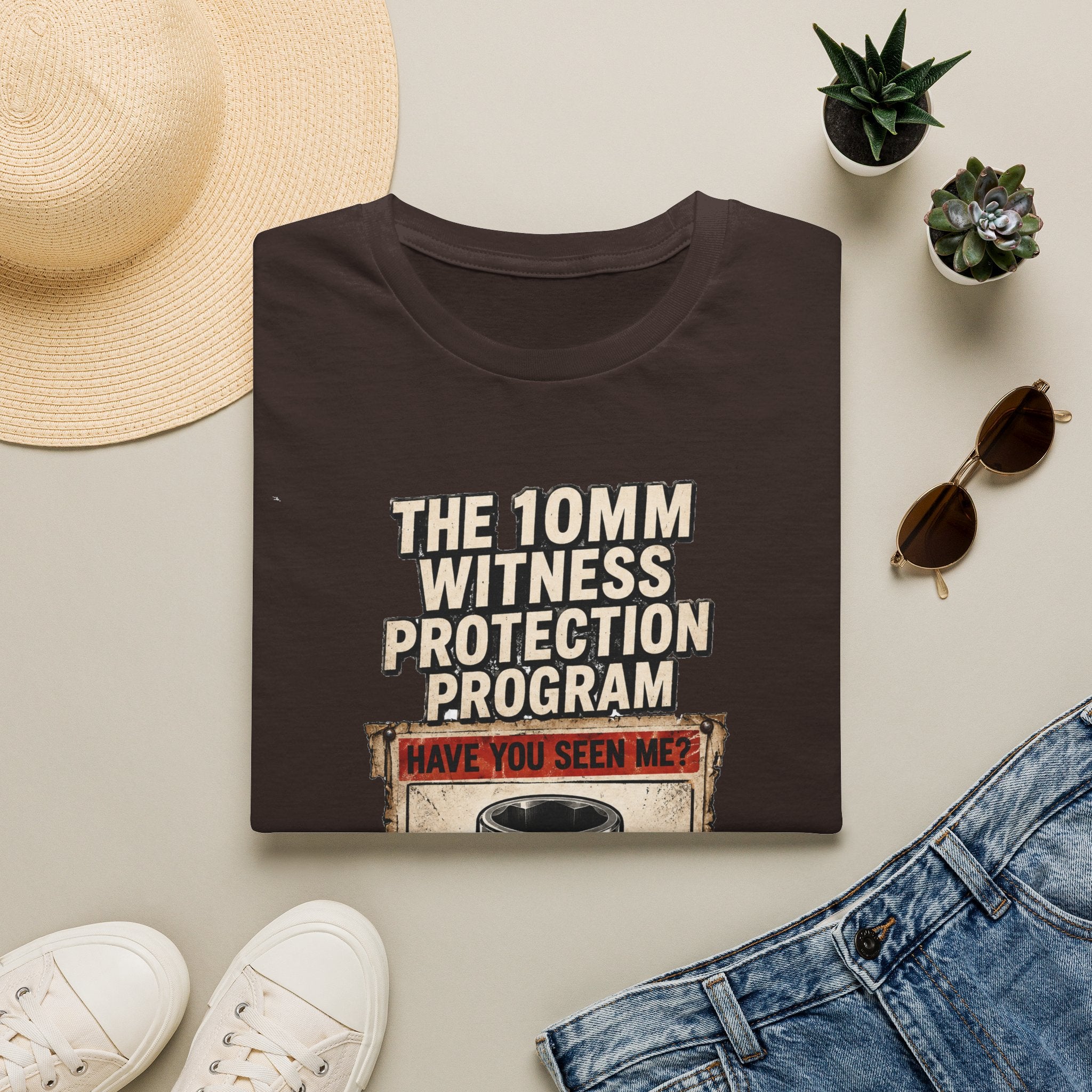 “The 10mm Witness Protection Program” Funny Graphic Tee-