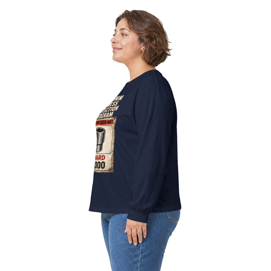 Long Sleeve Tee — “10mm Witness Protection Program” Wanted Poster Design