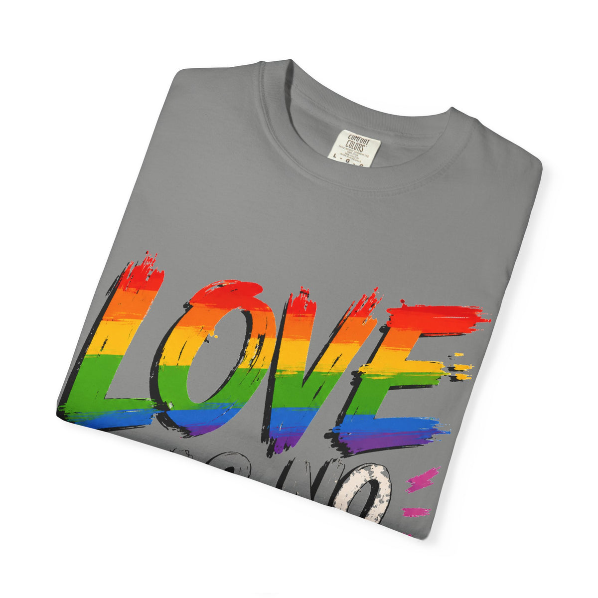 T-Shirt — "Love Has No Gender" Rainbow Pride Graphic Tee