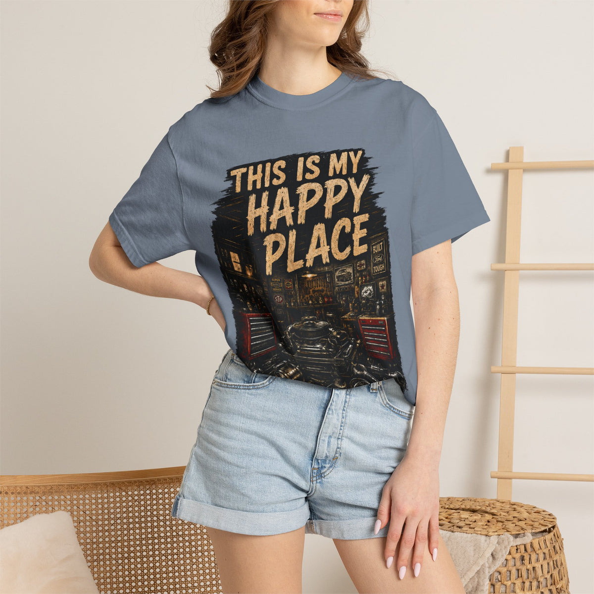 This Is My Happy Place Garage T-Shirt #11