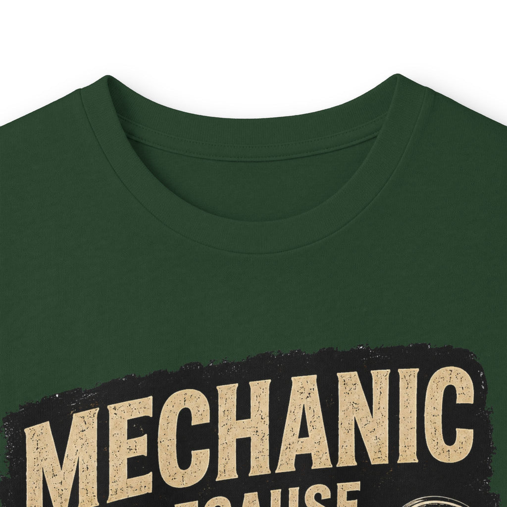 Mechanic Badass Long Sleeve Tee — 'Mechanic Because Badass Miracle Worker' Workshirt