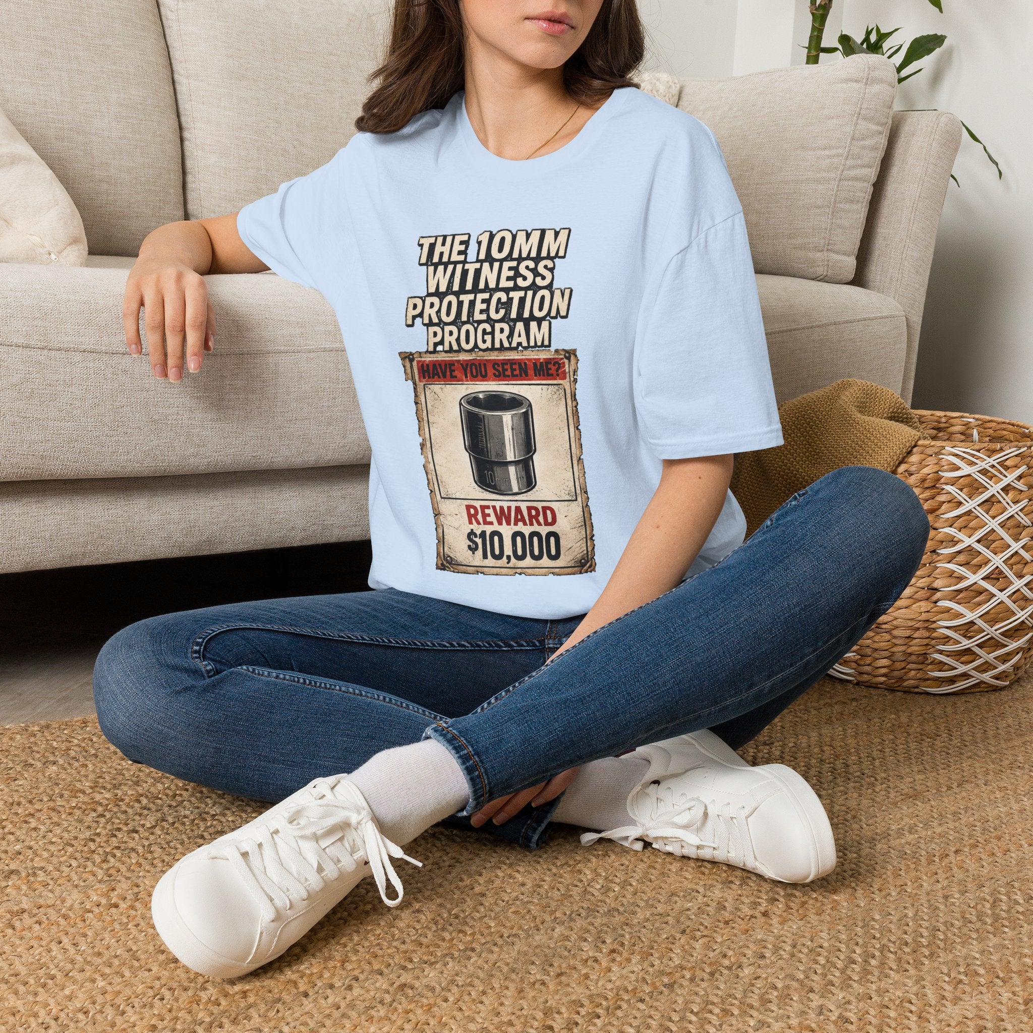 “The 10mm Witness Protection Program” Funny Graphic Tee-