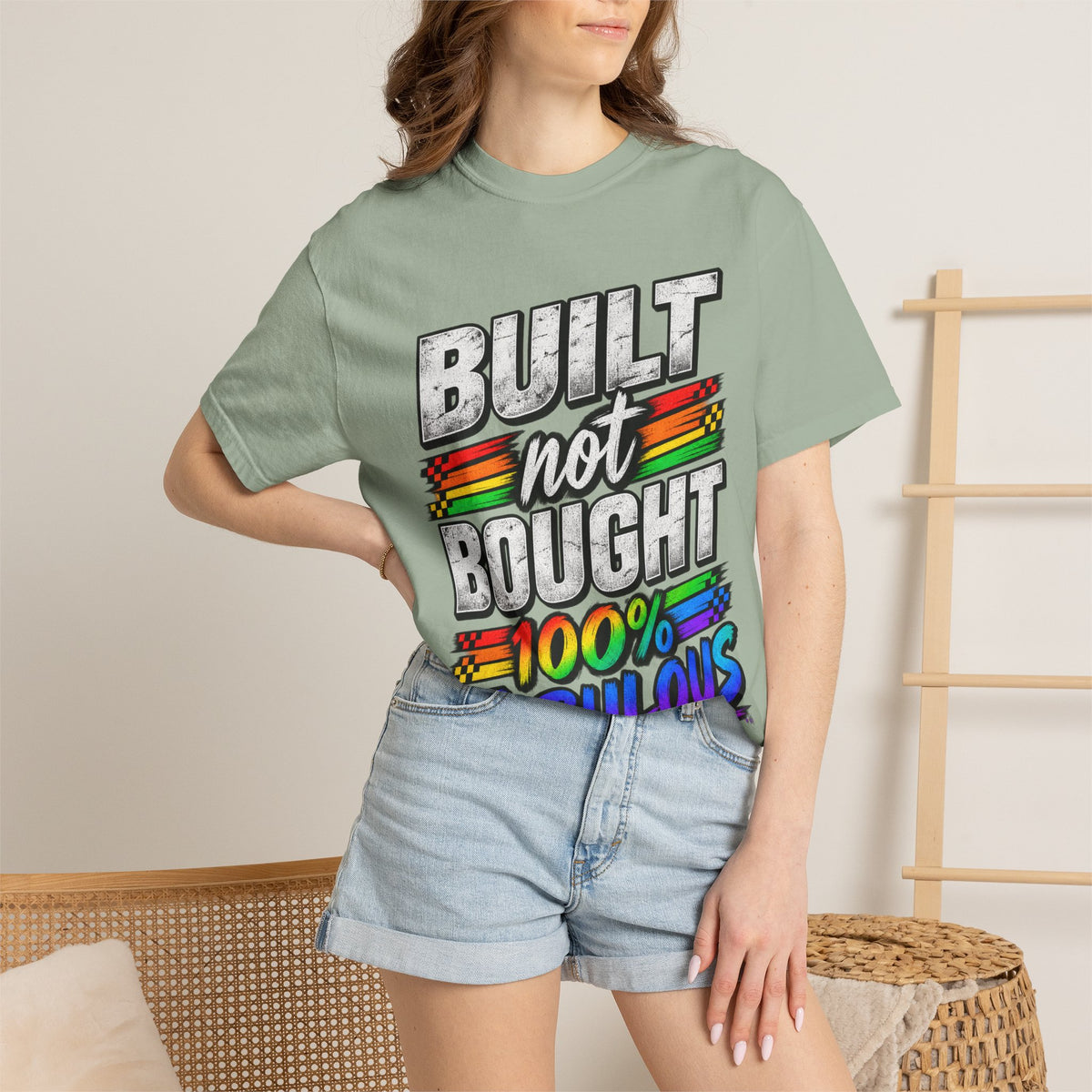 Built Not Bought 100% Fabulous T-Shirt