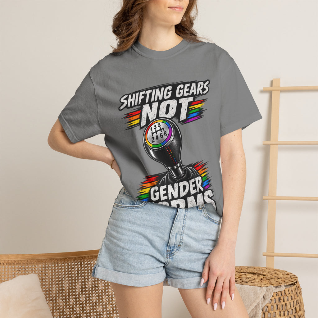 Shifting Gears Not Gender Norms T-Shirt