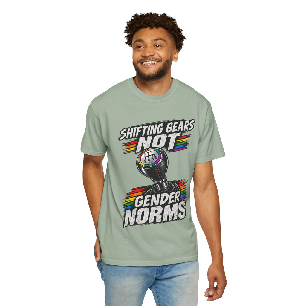 Shifting Gears Not Gender Norms T-Shirt