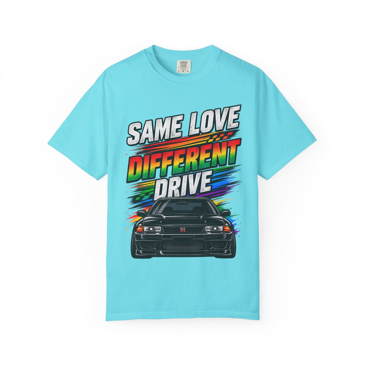 T-Shirt — "Same Love Different Drive" Car Graphic Tee
