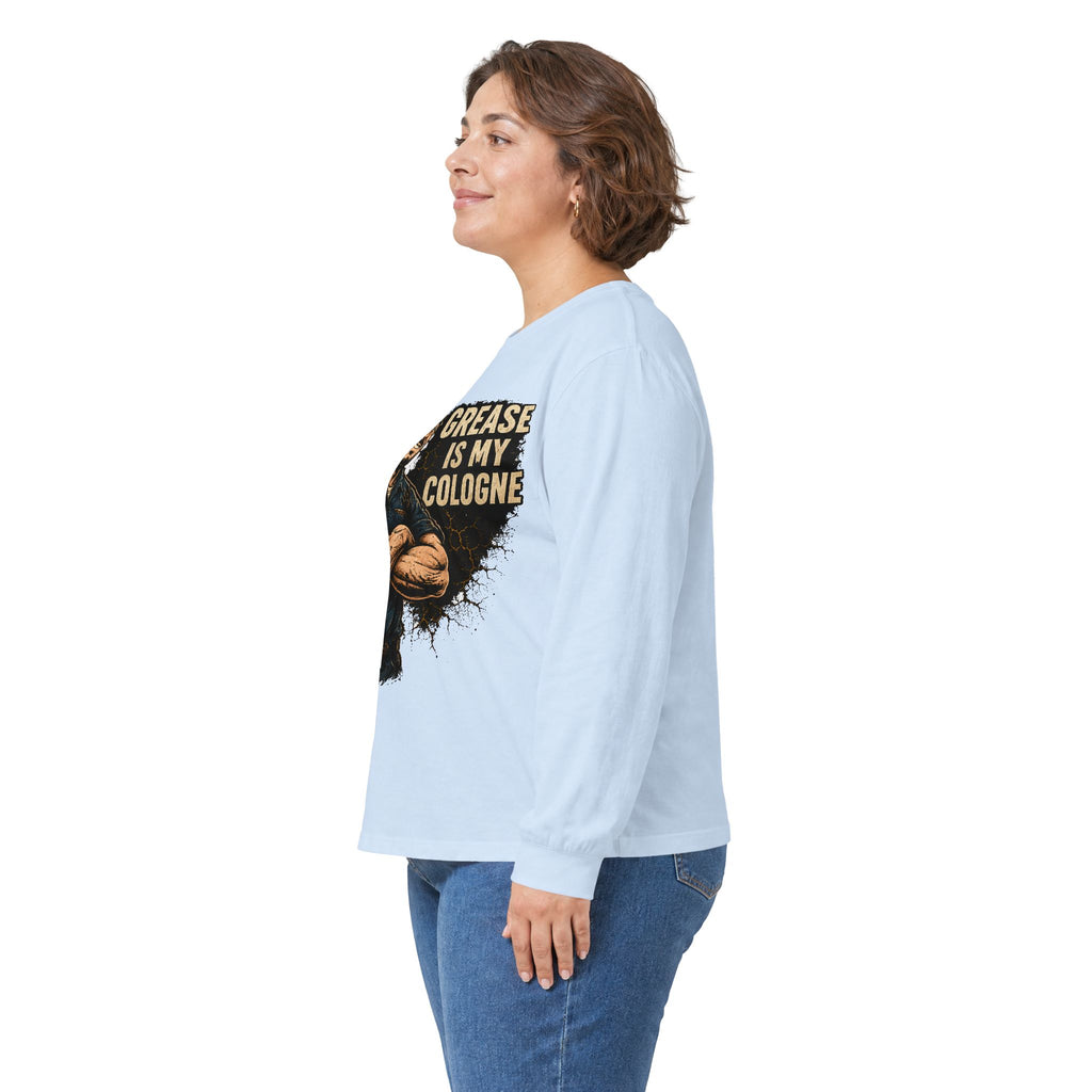 Grease Is My Cologne Long Sleeve Tee