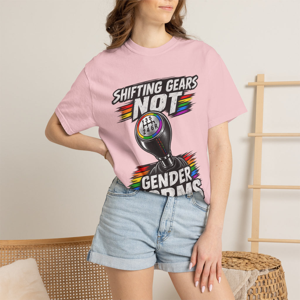 Shifting Gears Not Gender Norms T-Shirt