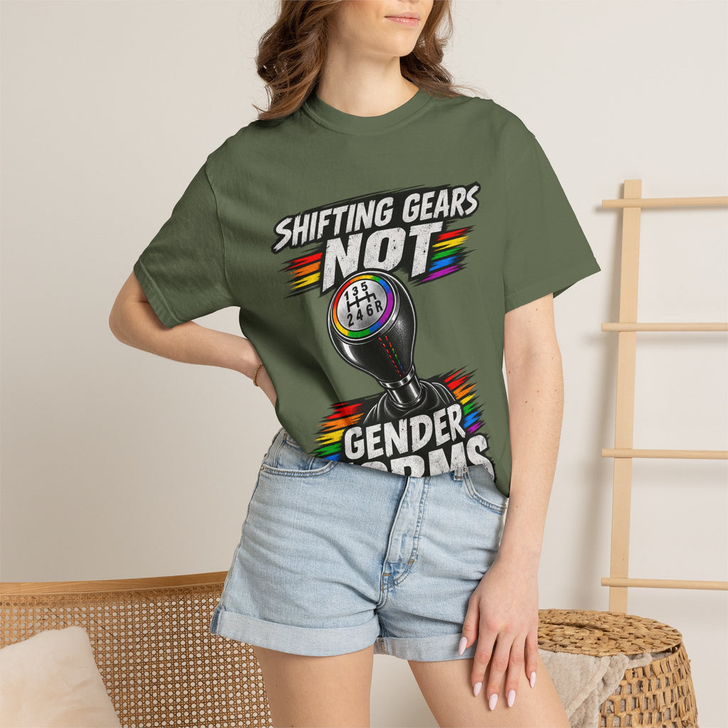 Shifting Gears Not Gender Norms T-Shirt