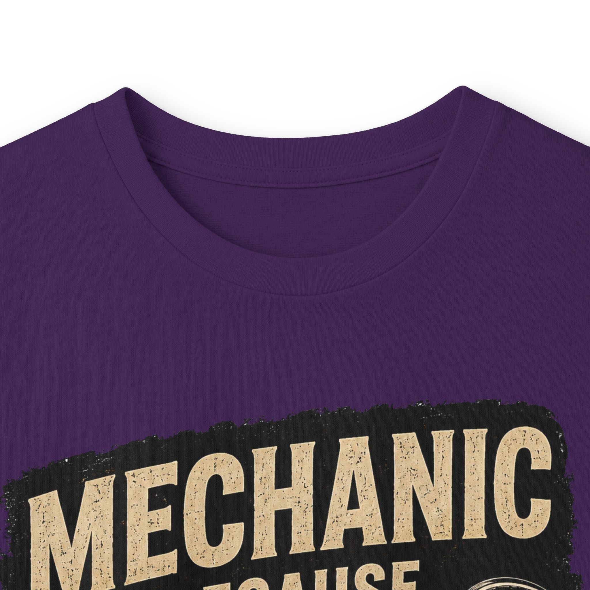 Mechanic Badass Long Sleeve Tee — 'Mechanic Because Badass Miracle Worker' Workshirt