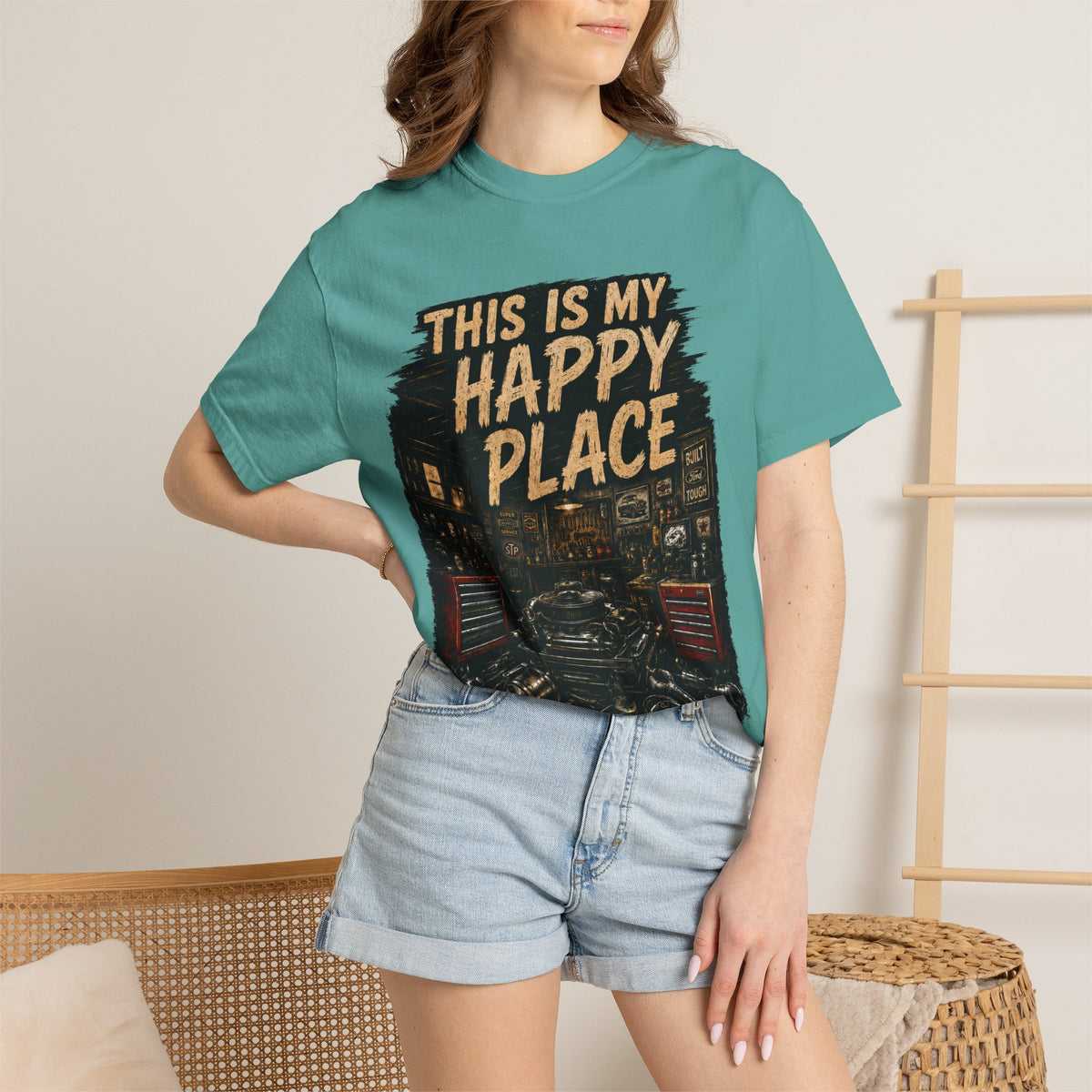 This Is My Happy Place Garage T-Shirt #11
