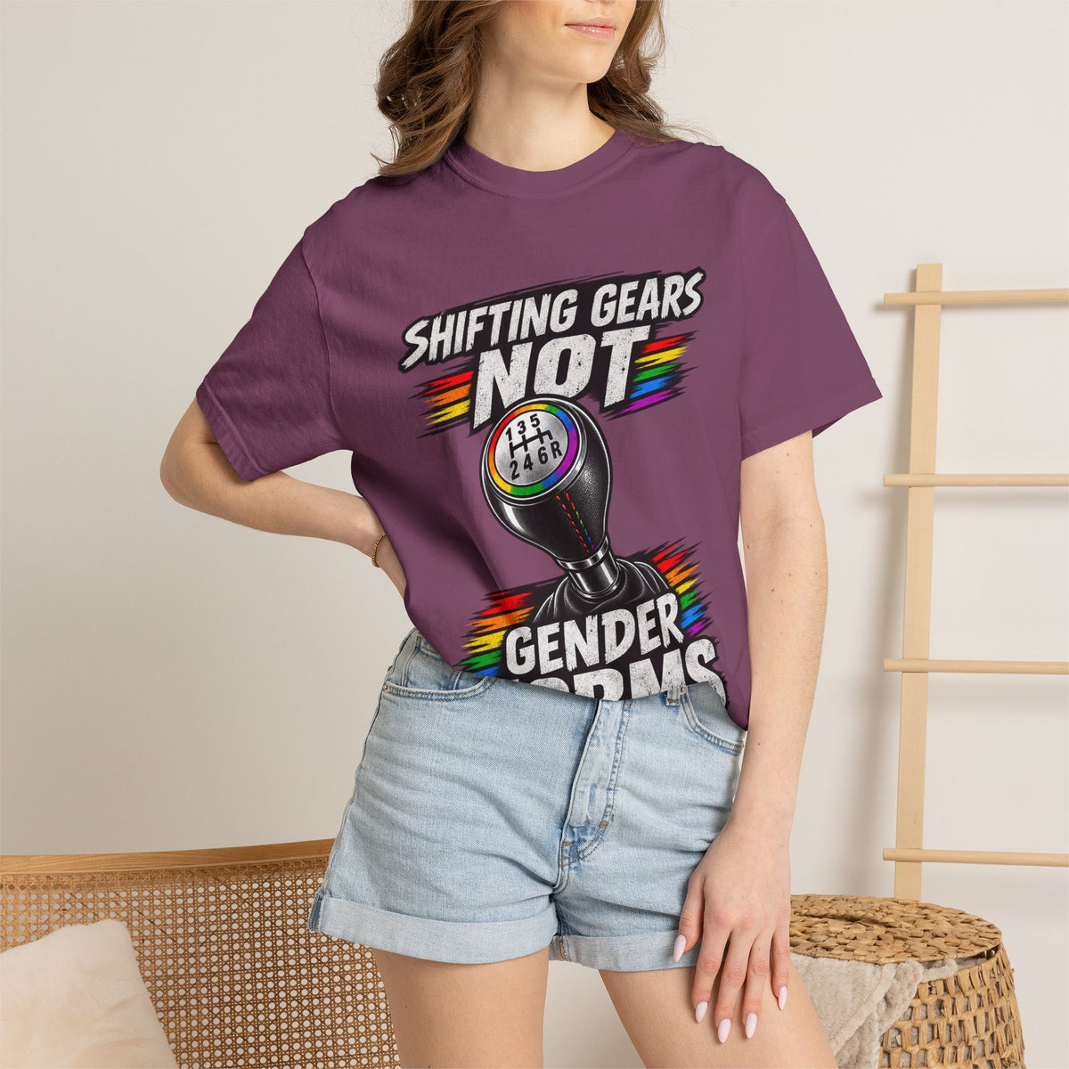 Shifting Gears Not Gender Norms T-Shirt