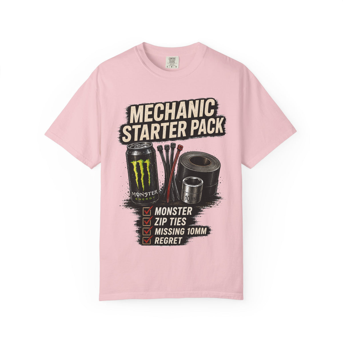 Mechanic Starter Pack T-Shirt — 'Mechanic Starter Pack' Graphic Tee