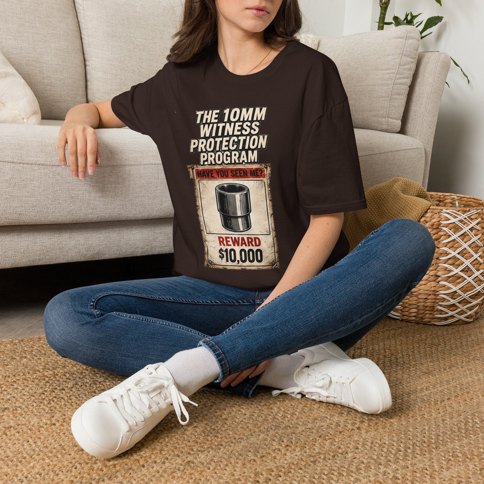 “The 10mm Witness Protection Program” Funny Graphic Tee-