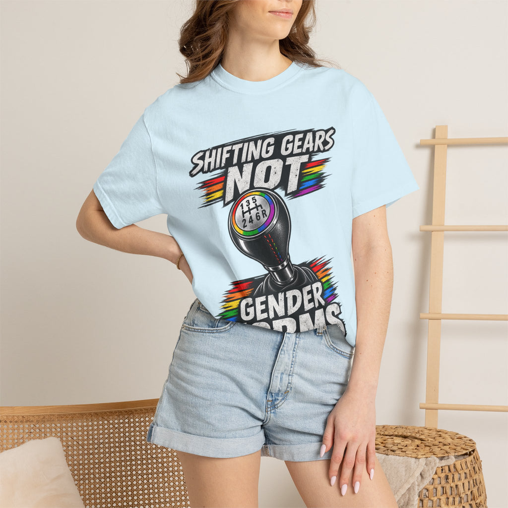 Shifting Gears Not Gender Norms T-Shirt