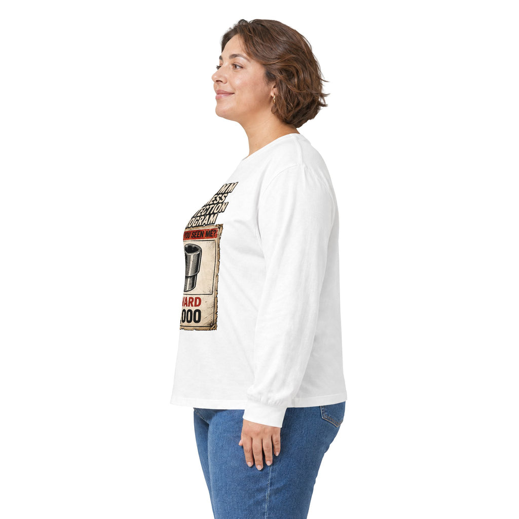 Long Sleeve Tee — “10mm Witness Protection Program” Wanted Poster Design