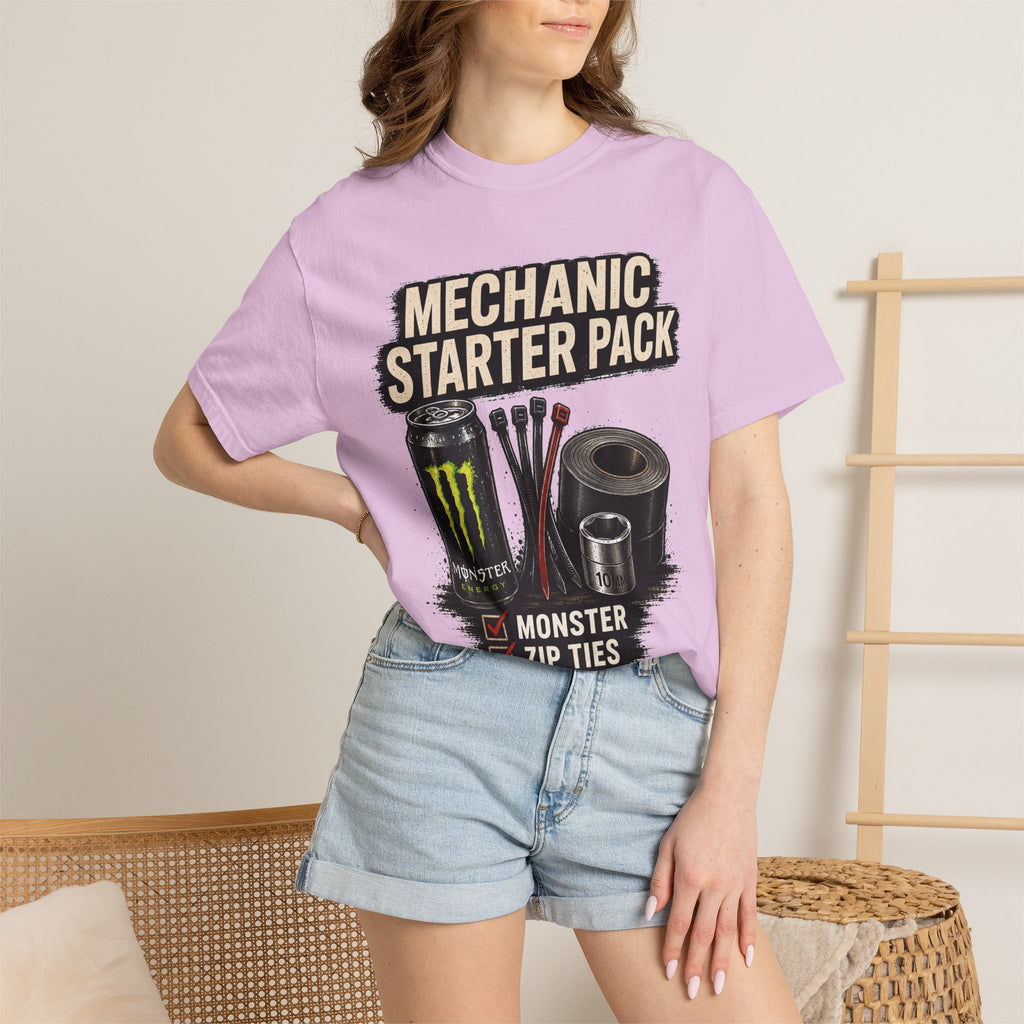 Mechanic Starter Pack T-Shirt — 'Mechanic Starter Pack' Graphic Tee
