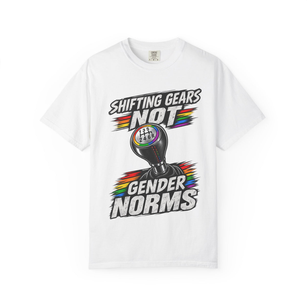 Shifting Gears Not Gender Norms T-Shirt