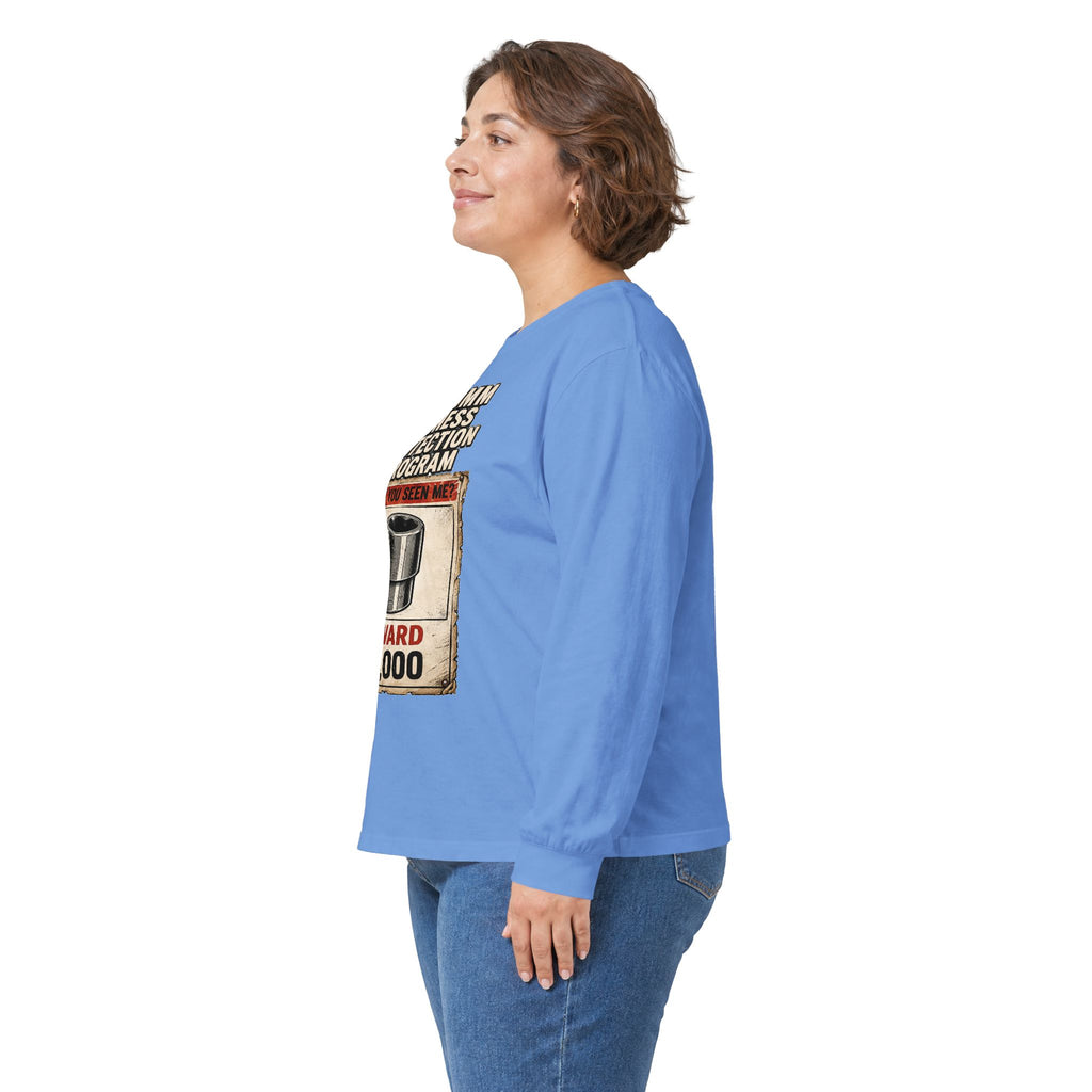 Long Sleeve Tee — “10mm Witness Protection Program” Wanted Poster Design