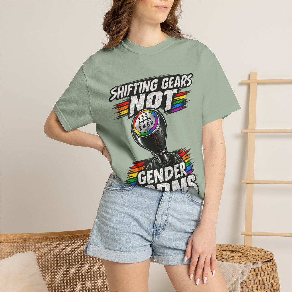 Shifting Gears Not Gender Norms T-Shirt