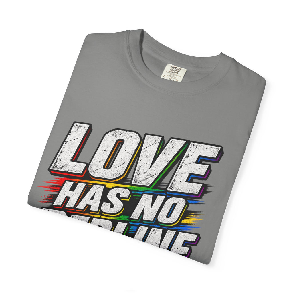 Love Has No Redline T-Shirt — Rainbow Speedometer Pride Tee