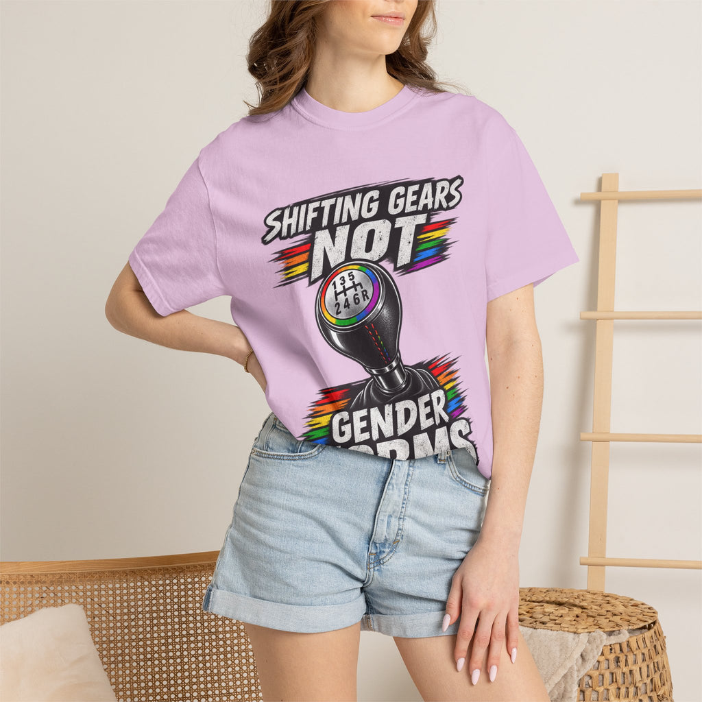 Shifting Gears Not Gender Norms T-Shirt
