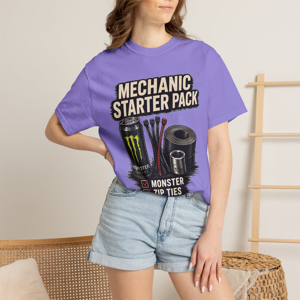 Mechanic Starter Pack T-Shirt — 'Mechanic Starter Pack' Graphic Tee