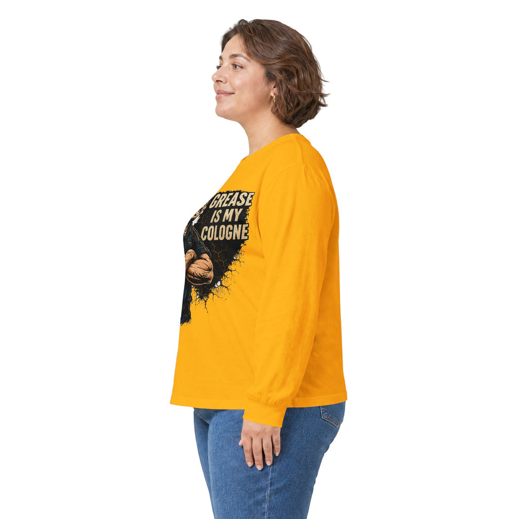 Grease Is My Cologne Long Sleeve Tee
