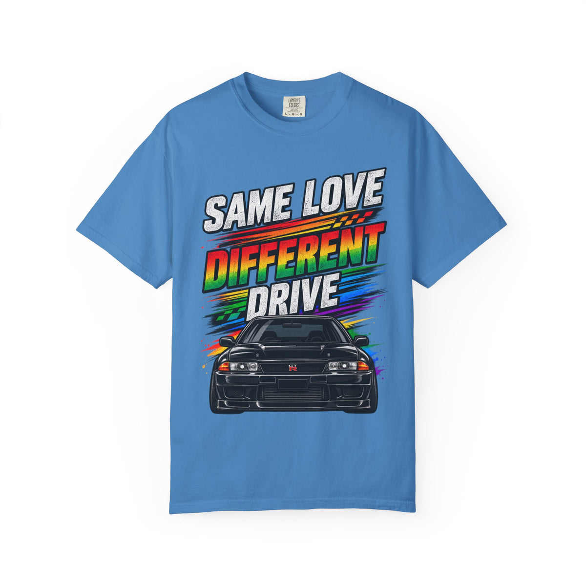 T-Shirt — "Same Love Different Drive" Car Graphic Tee