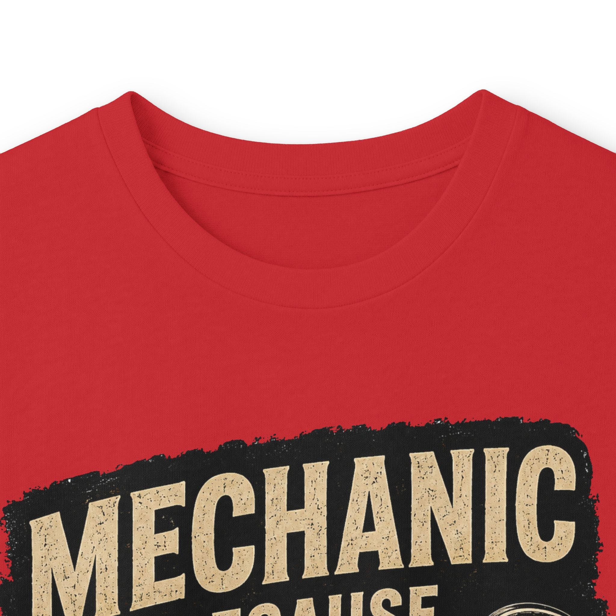 Mechanic Badass Long Sleeve Tee — 'Mechanic Because Badass Miracle Worker' Workshirt