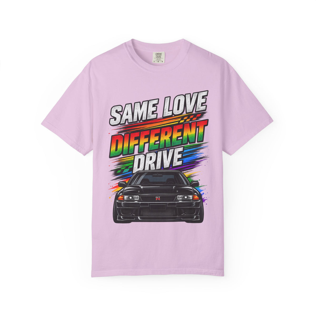 T-Shirt — "Same Love Different Drive" Car Graphic Tee