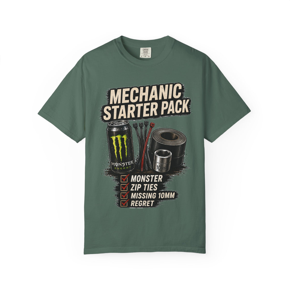 Mechanic Starter Pack T-Shirt — 'Mechanic Starter Pack' Graphic Tee
