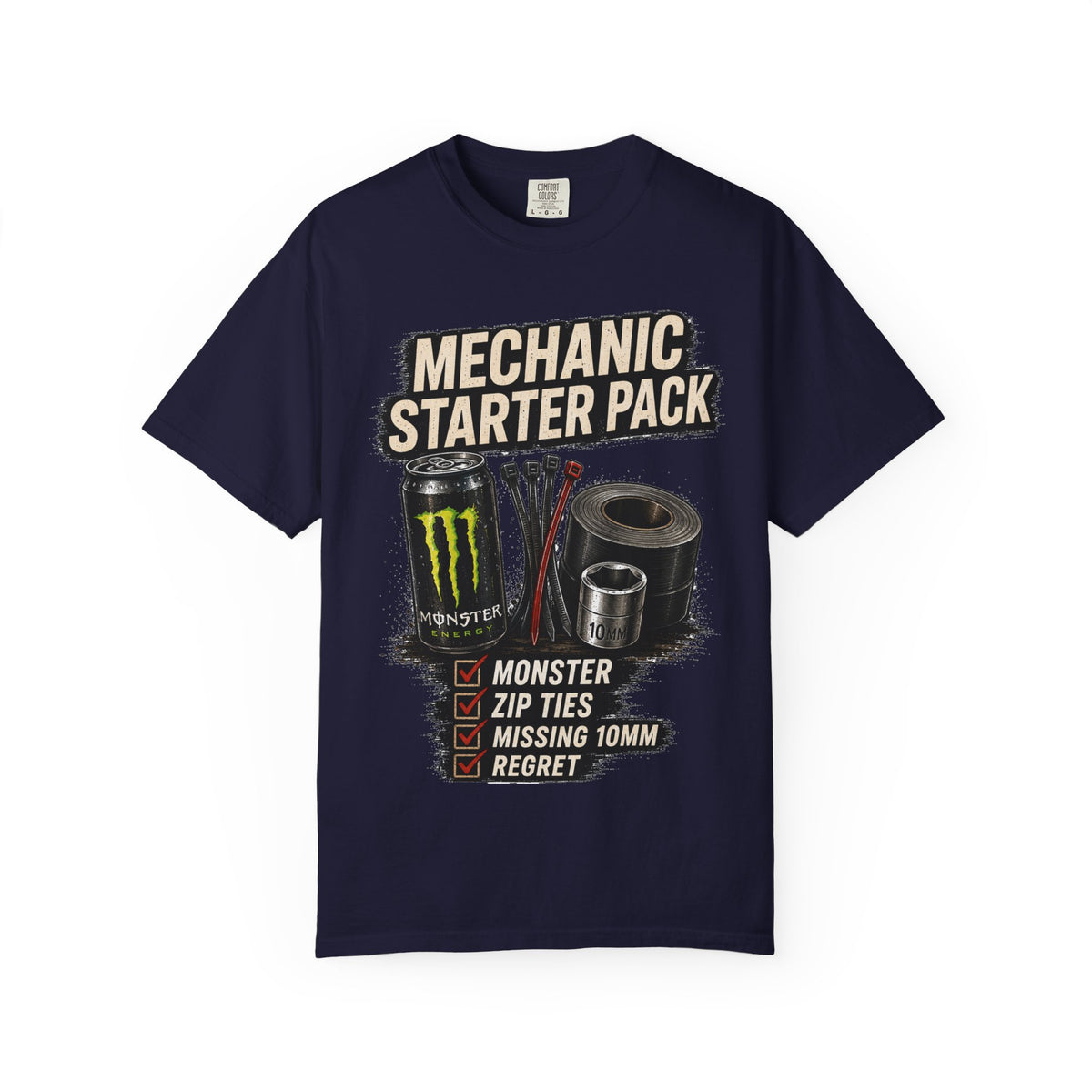 Mechanic Starter Pack T-Shirt — 'Mechanic Starter Pack' Graphic Tee
