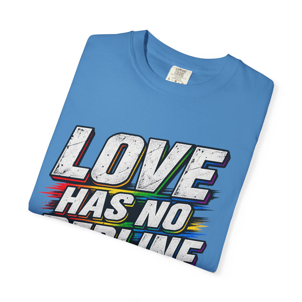 Love Has No Redline T-Shirt — Rainbow Speedometer Pride Tee