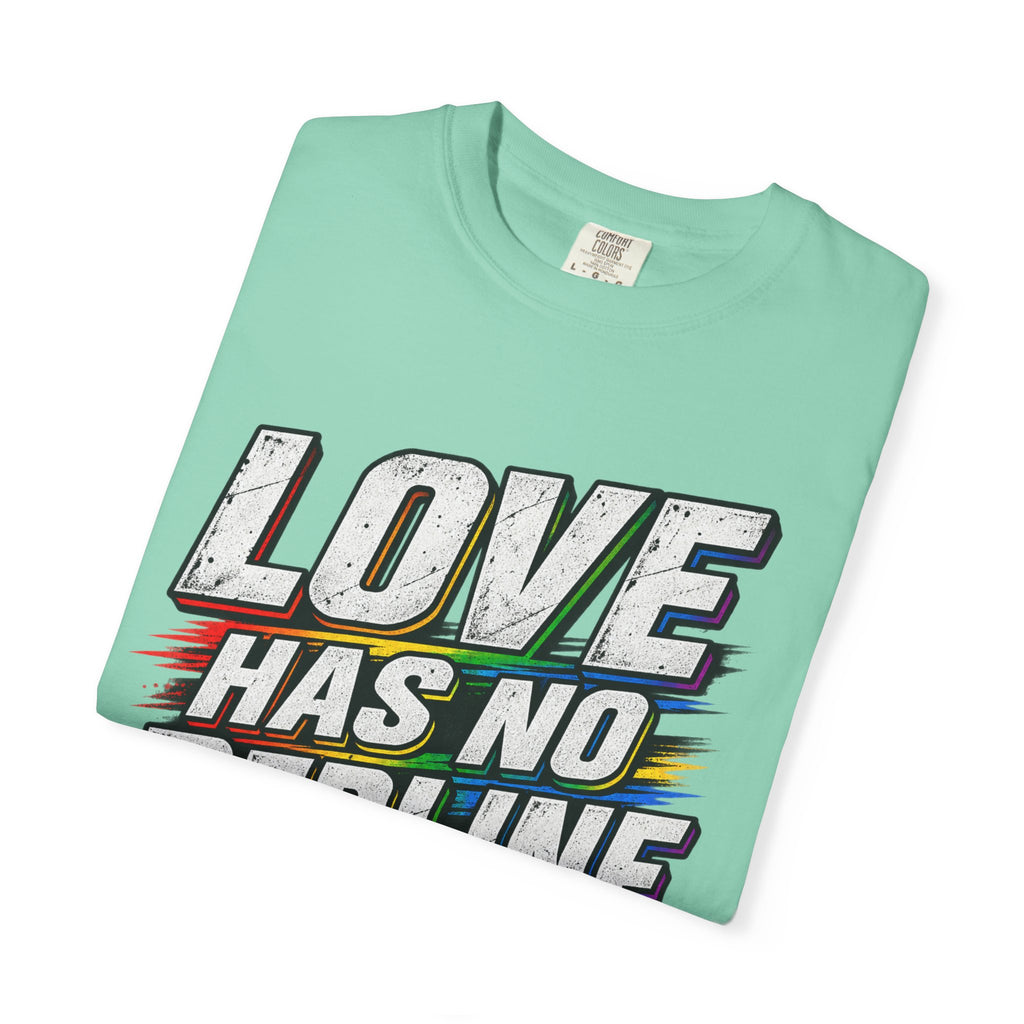 Love Has No Redline T-Shirt — Rainbow Speedometer Pride Tee