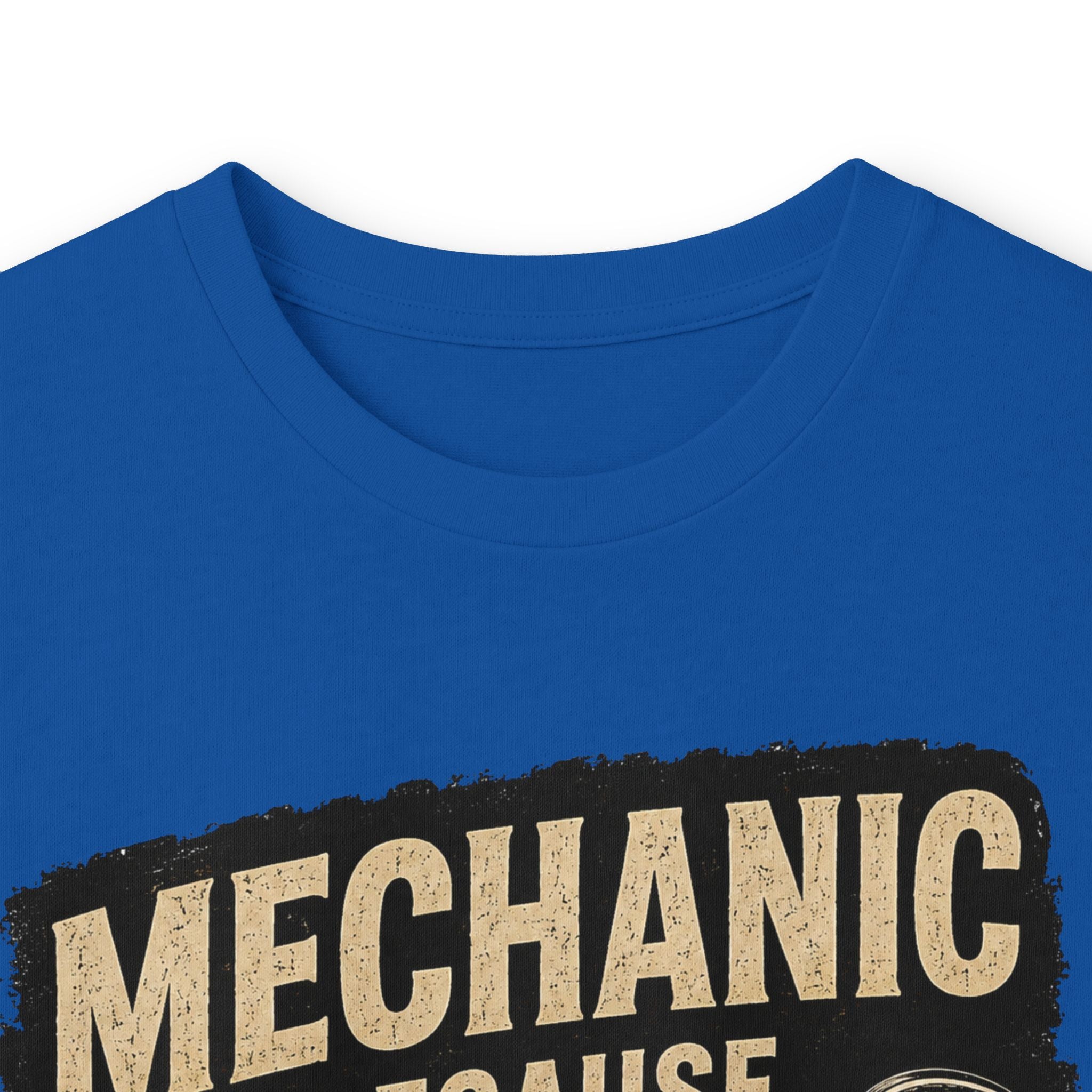 Mechanic Badass Long Sleeve Tee — 'Mechanic Because Badass Miracle Worker' Workshirt