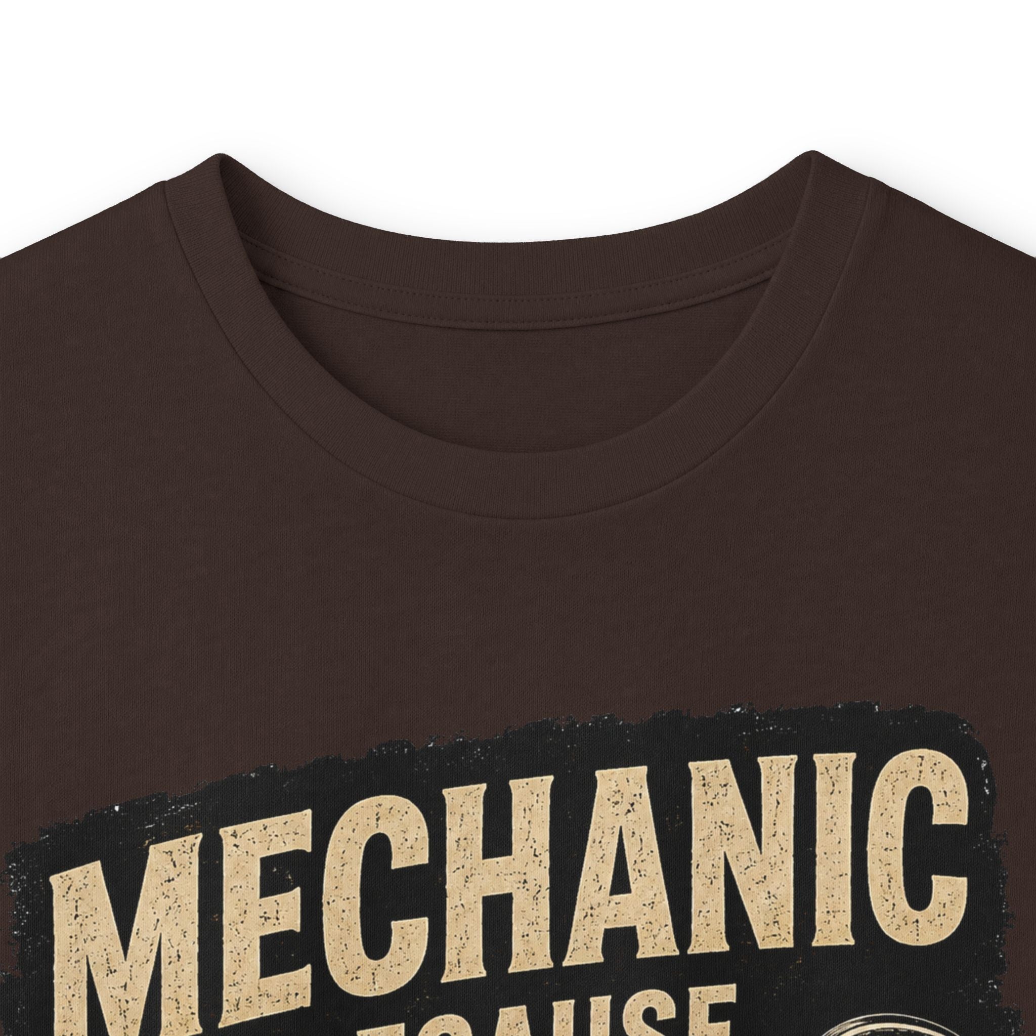 Mechanic Badass Long Sleeve Tee — 'Mechanic Because Badass Miracle Worker' Workshirt