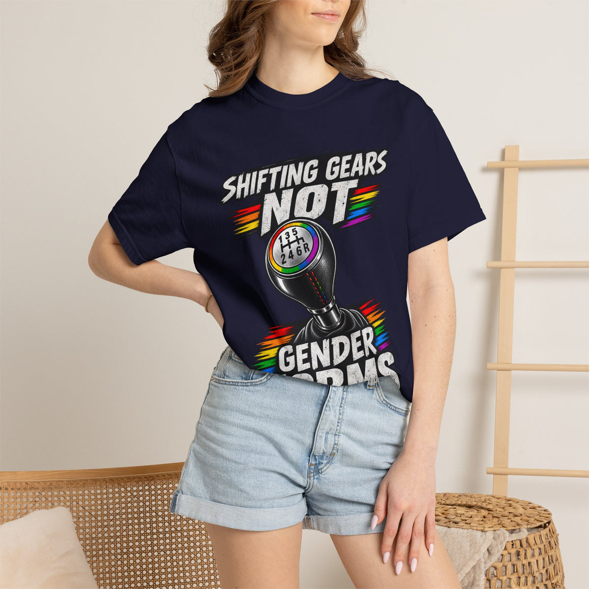 Shifting Gears Not Gender Norms T-Shirt