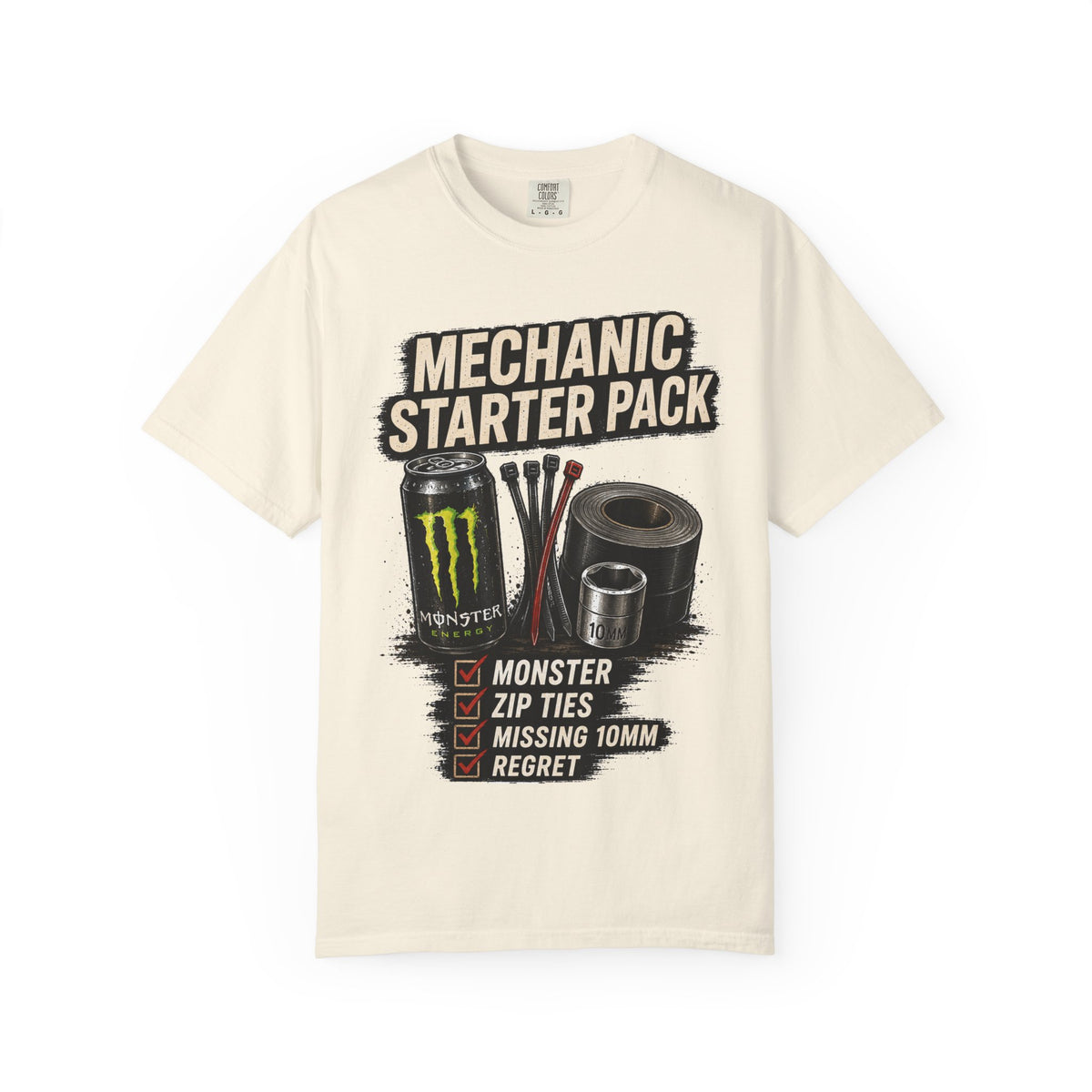 Mechanic Starter Pack T-Shirt — 'Mechanic Starter Pack' Graphic Tee